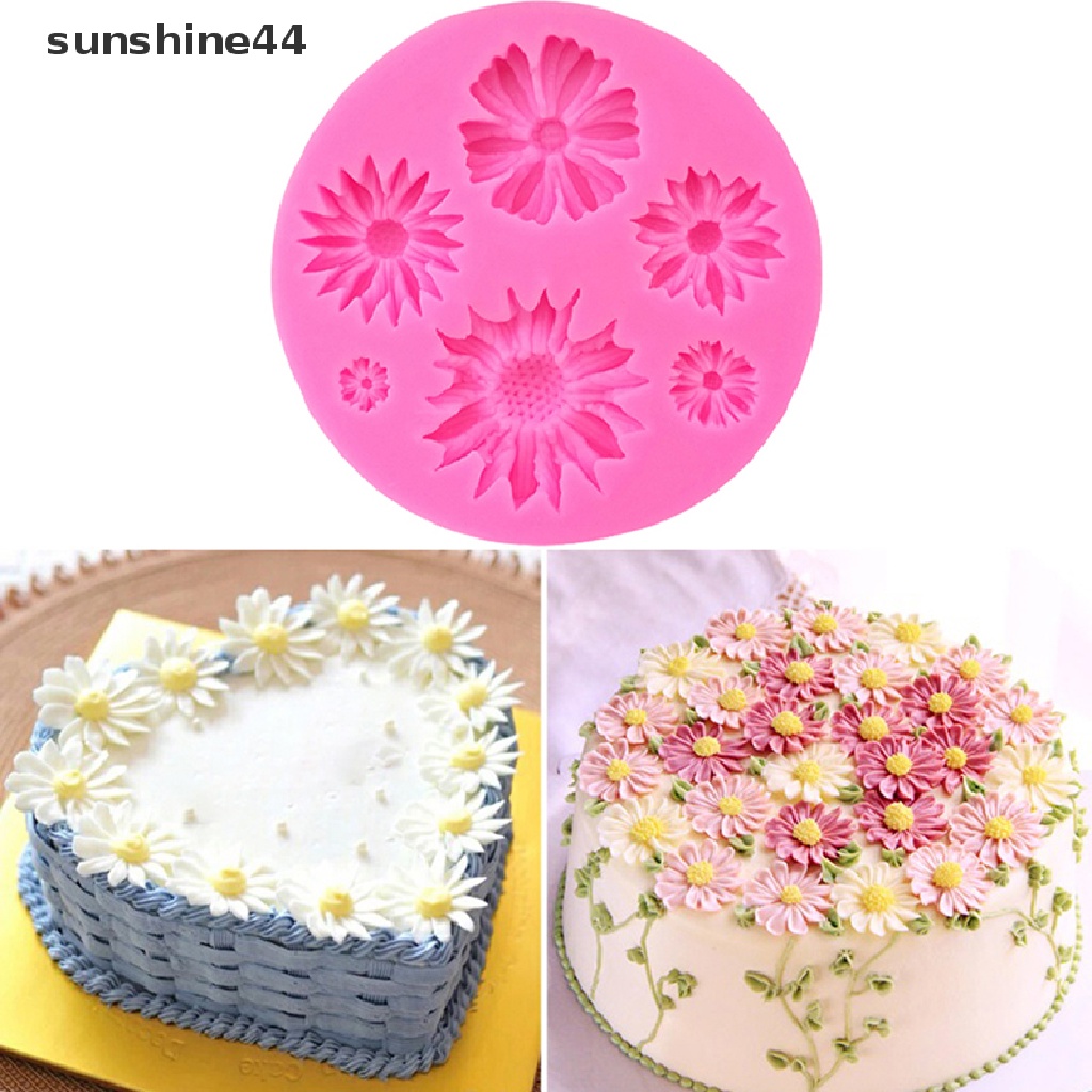 Sunshine Cetakan Kue Silikon 3D Permen Coklat DIY Cake Cookie Cupcake Sabun Molds ID