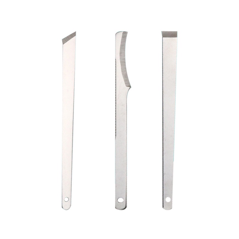 Set Pisau Kuku Cantengan 3 Pcs Pedicure Knife Tools Callus Remover