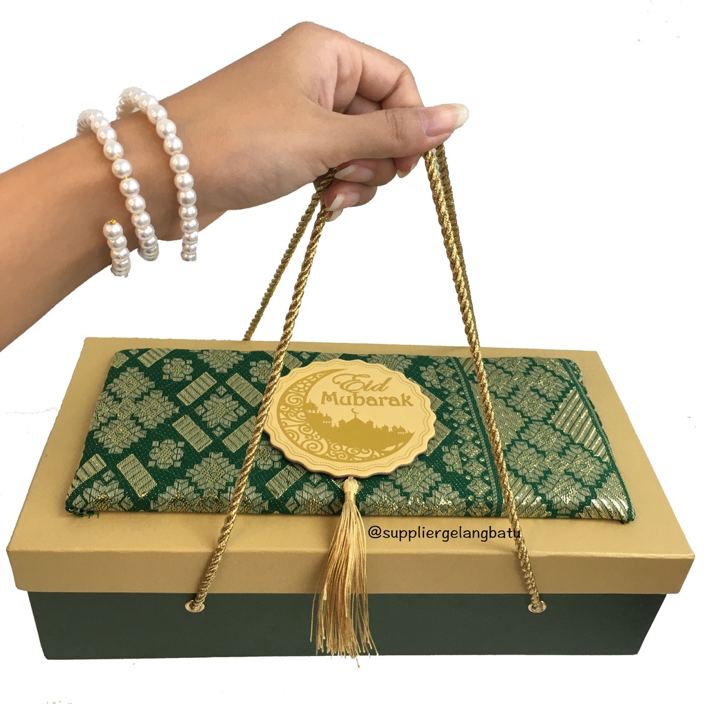 

Box Hampers PARCEL LEBARAN kado Premium Kue Kering Idul Fitri Murah