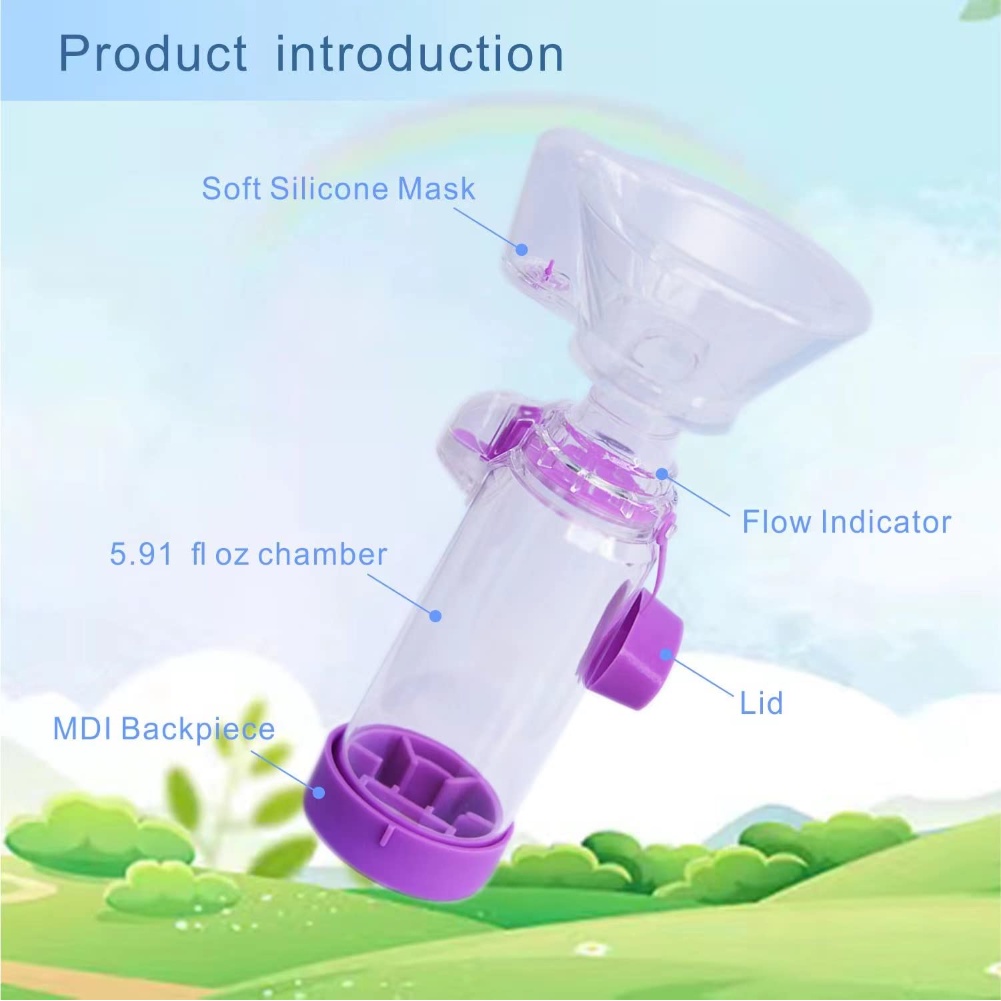 Asma Spacer Inhaler Mist Storage Compressor Aerosol Kabin Nebulizer Tank Untuk Dewasa Anak Bayi