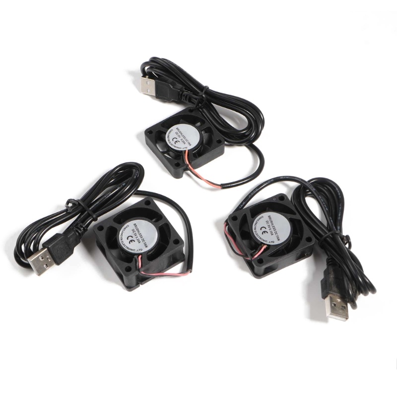 Bt 5V Konektor USB 4500-5500RPM PC Fan Cooler Heatsink Exhaust CPU Pendingin Kipas Pengganti 40x40mm