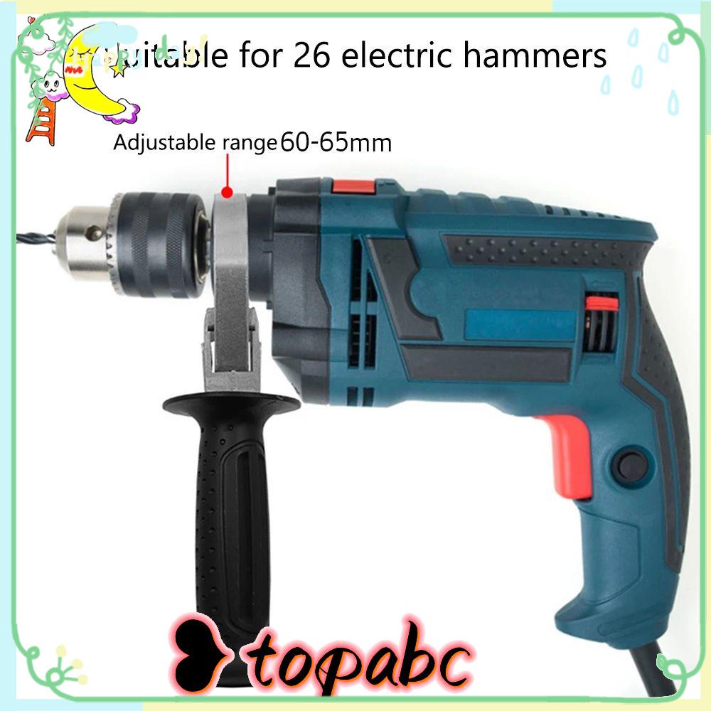 Top Palu Listrik Gagang Depan Anti Slip Palu Menebal Aksesoris Impact Drill Handle