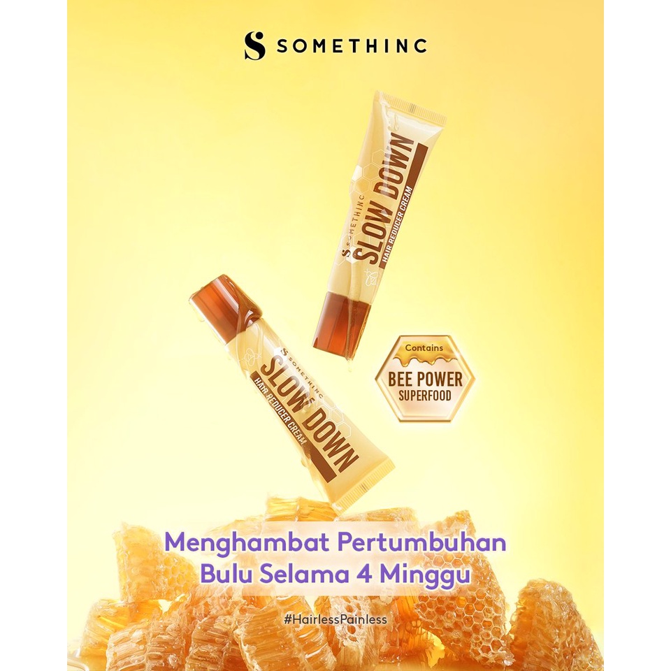 ❤️ Cloudy ❤️ SOMETHINC Slow Down Hair Reducer Cream - 30gr