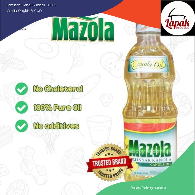 

mazola canola oil 800ml / minyak jagung mazola Kanola 900ml