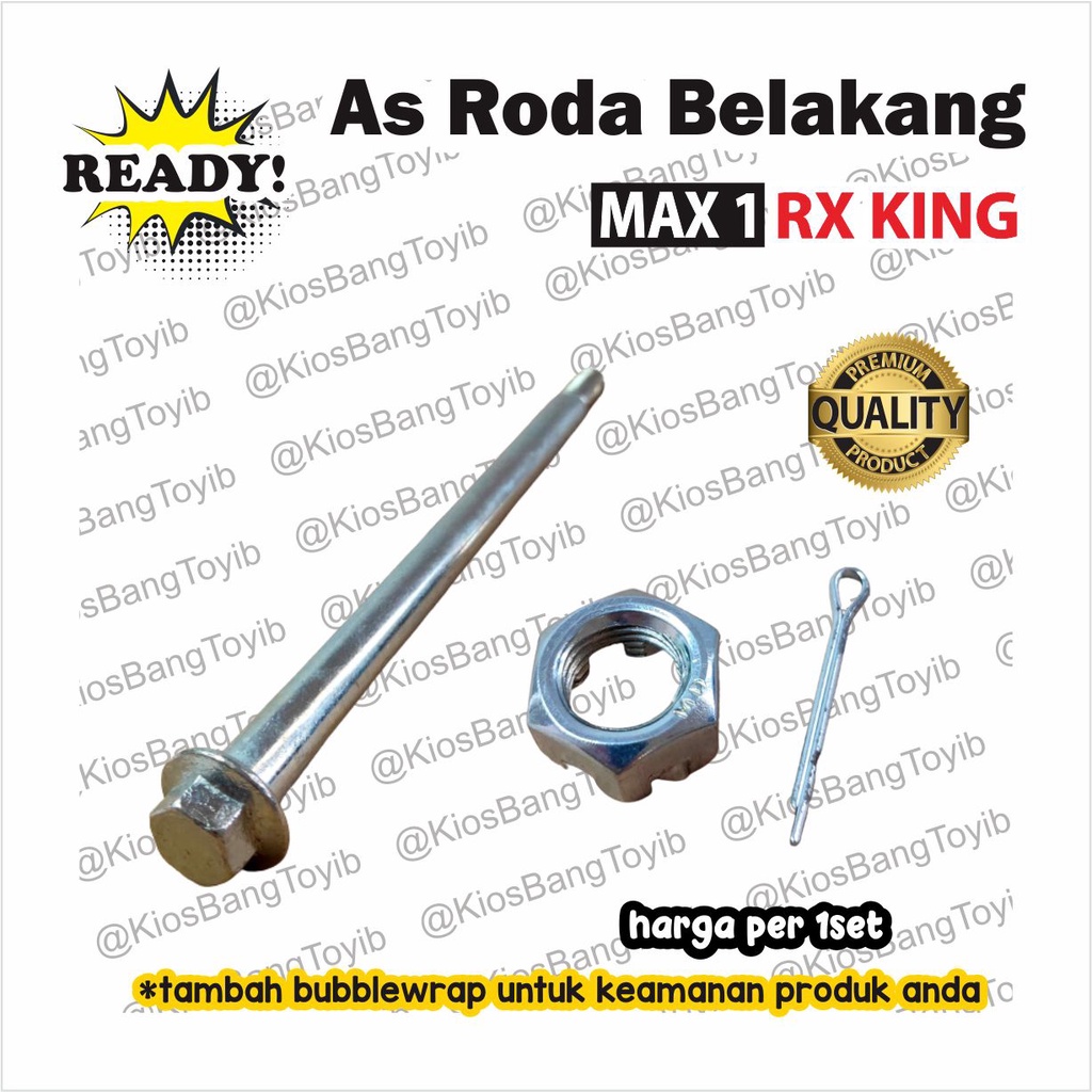 1set As Roda Belakang Yamaha RX King RXK RXKING Old New (Max1)