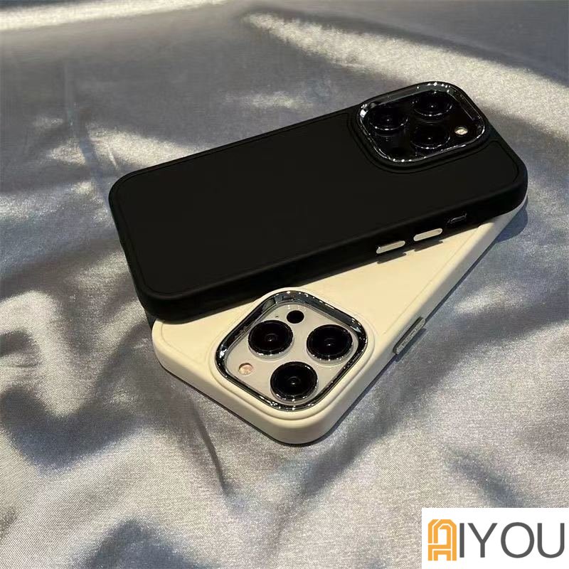 IPHONE Casing Ponsel Frosted Matte Electroplated Mewah Untuk Iphone14 13 Pro Max12 11 X XS XR Plus Soft Case Tahan Guncangan Untuk Iphone11