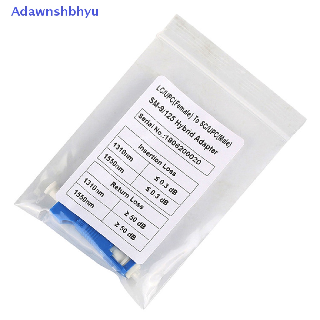 Adhyu SC Male to LC Female Single Mode Konverter Adapter Fiber Optik Hybrid ID