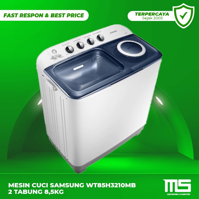 Mesin Cuci Samsung WT85H3210mb 2 Tabung 8,5kg