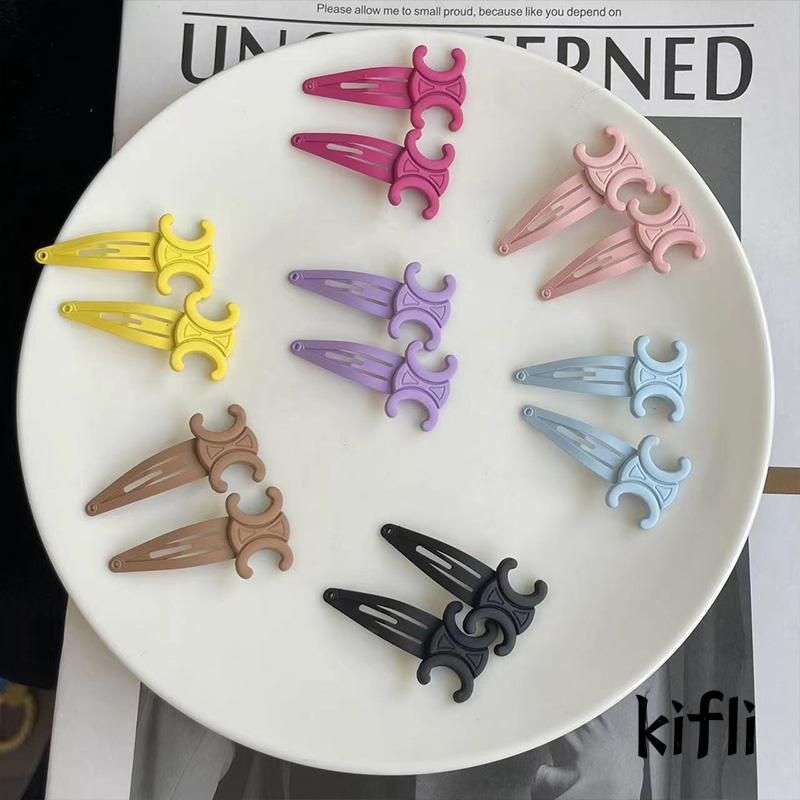 [KD] Bobby Pin French Vintage Metal Makaron Poni Samping Klip Makeup Hair Clip