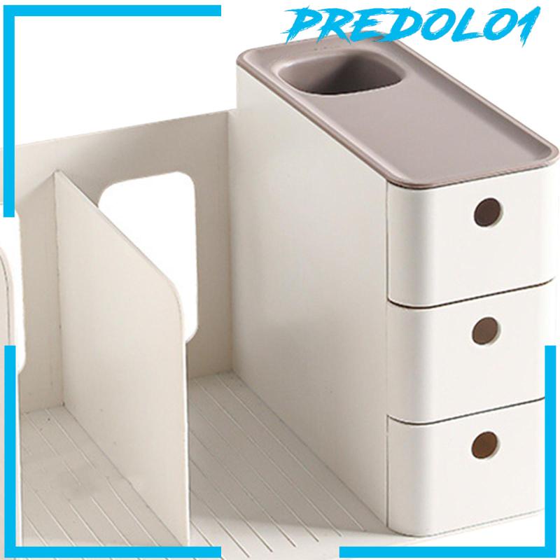 [Predolo1] Desk Organizer Storage Box Tempat Pensil Warna Alat Kantor Kuas Makeup