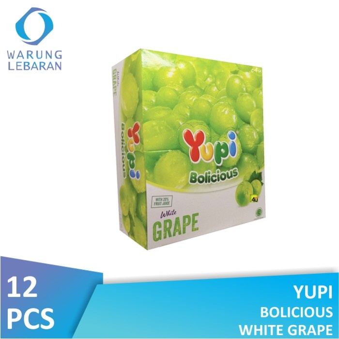 

Yupi Bolicious White Grape (Isi 24 Pcs)