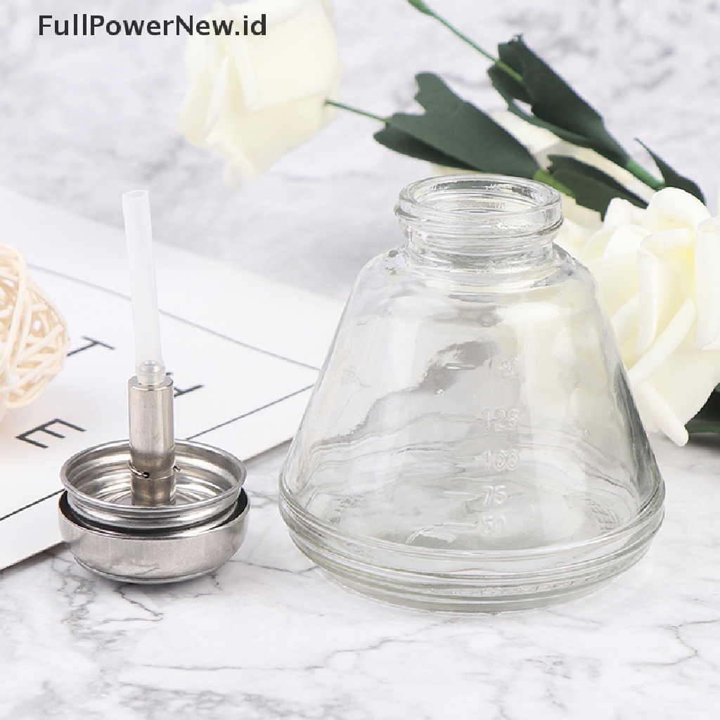 Power 150ml Empty Nail Polish Remover Pump Dispenser Botol Kaca Push Down Tekan ID