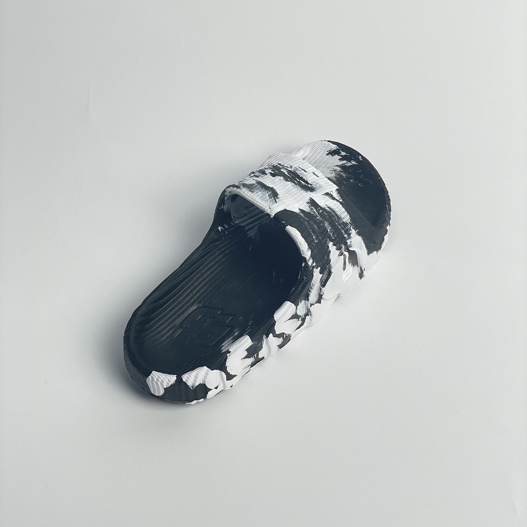 SIDSNEAKS Sandal Slide Pria Adpixel Black White Original