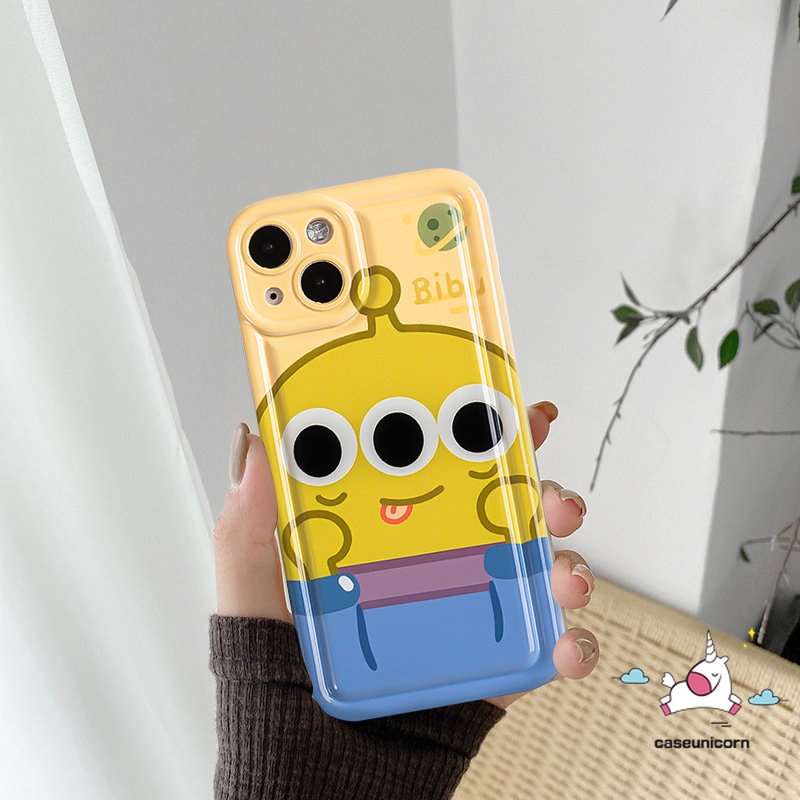 Case Untuk Redmi 12C 10C 9 A1 9T 10A 9A 10 9C NFC Redmi 10 Note 9 10s 11 11s Note 8 11 POCO F4 Kartun Toy Story Cute Strawberry Bear Manyo Alien Shockproof Airbag Soft Couple Case