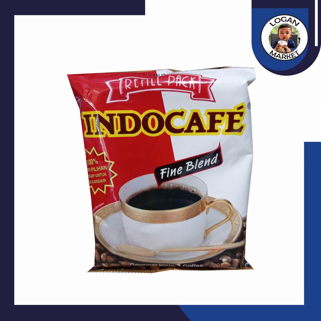 

Indocafe Fine Blend Coffee Kopi Refill 100gr 100 gram