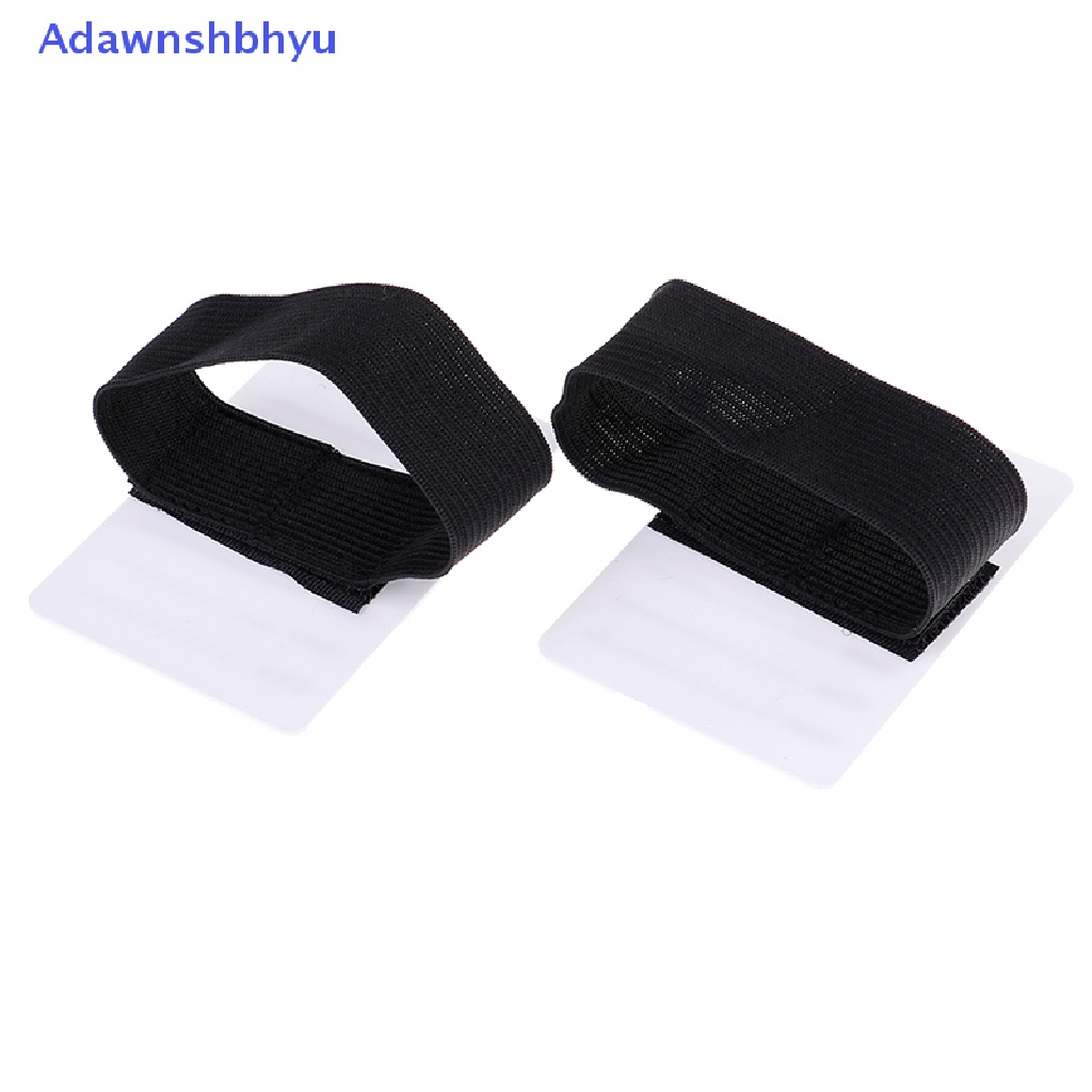 Adhyu 1XAcrylic Perekat Eyelash Extension Bulu Mata Palsu Hand Strap Pallet Holder Alat ID