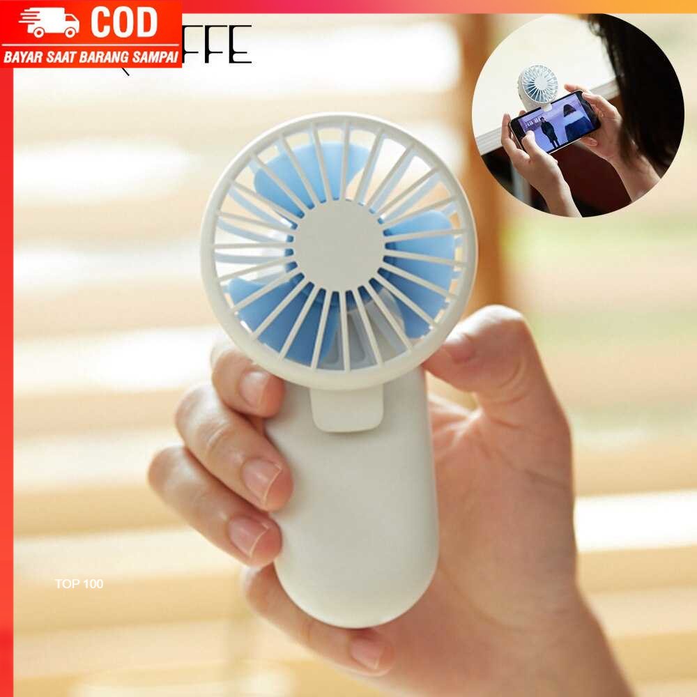 ( 100% BARANG ORI ) UARELIFFE Kipas Mini Portable Jepit Ponsel Handheld Clip Fan 3 Speed - C01