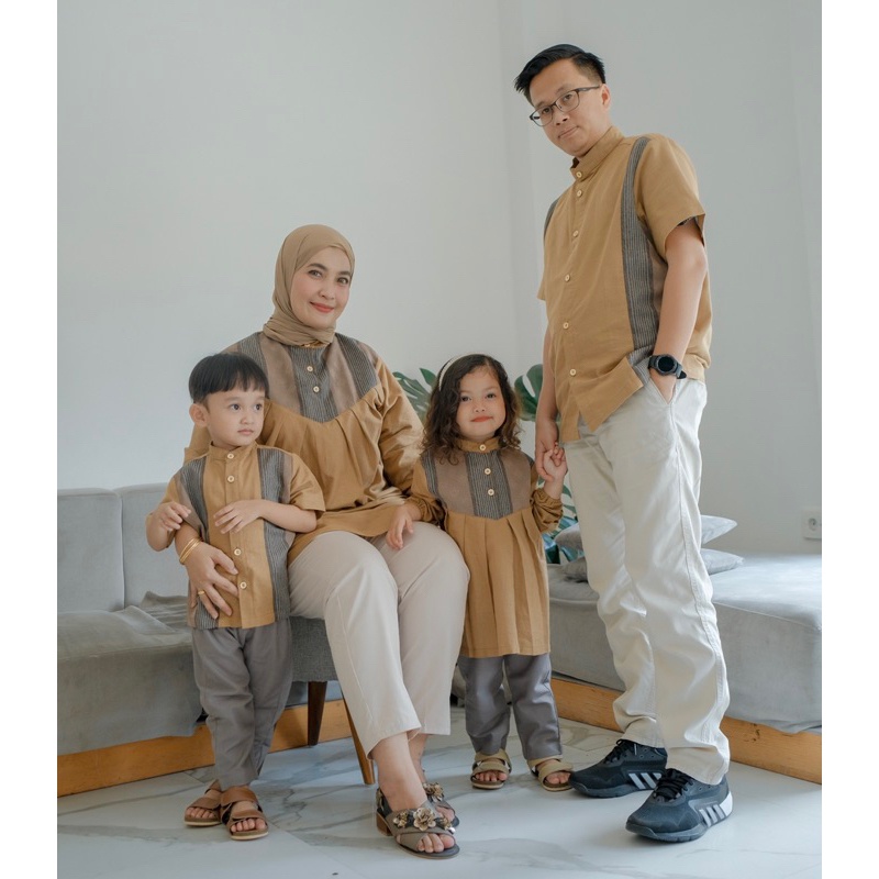ZNLOVE - IED SERIES - FAMILY SET - BAJU LEBARAN - BAJU KOKO ANAK - KOKO DEWASA - TUNIK ANAK - TUNIK 