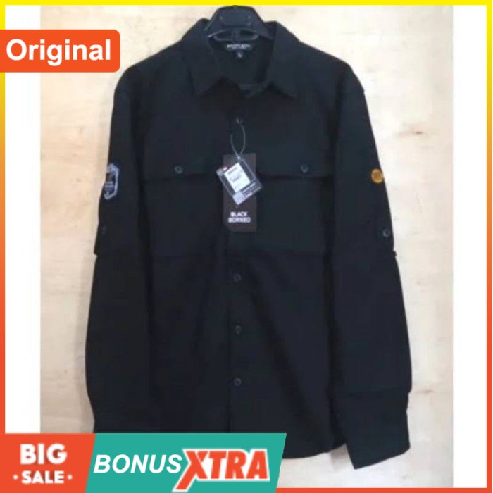 Kemeja Eiger AMBITION TROPIC BLACK BORNEO F1 91000 8491 Original Keren
