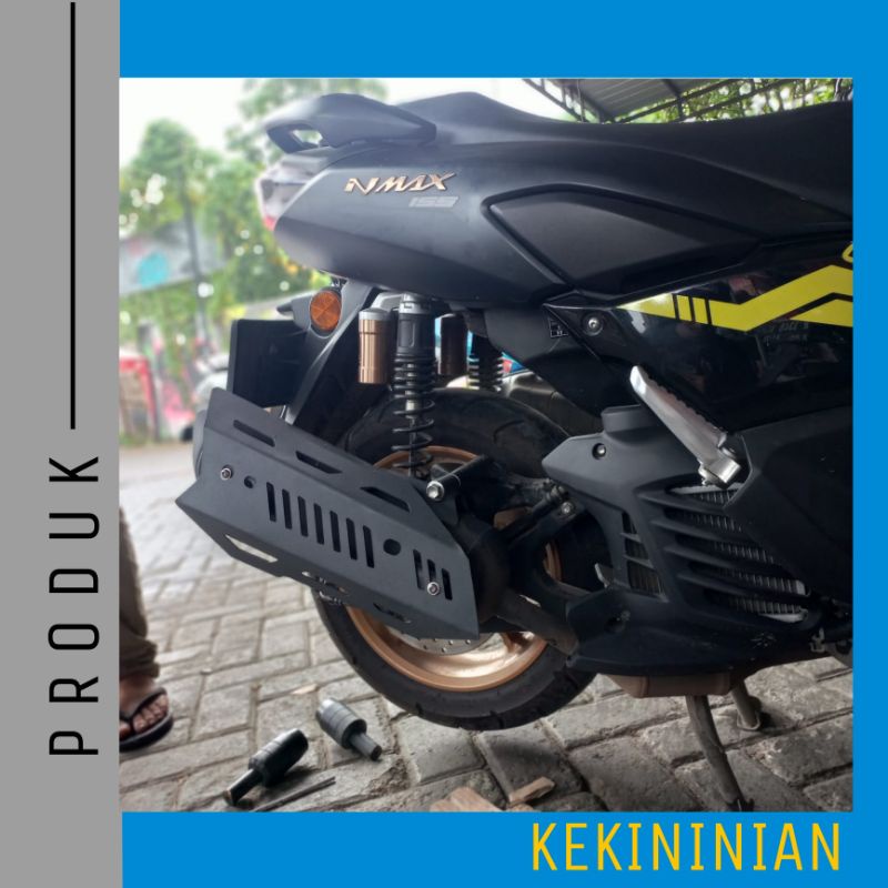 Cover Tutup Knalpot New Nmax 2020 2021 2022 2023 Model Robot Besi Kuat Awet