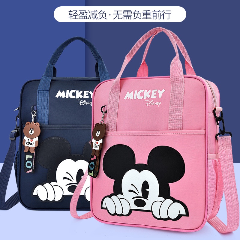 IMURA | Tas Backpack Sekolah Tas Laptop Ransel Miki Mickey Mouse