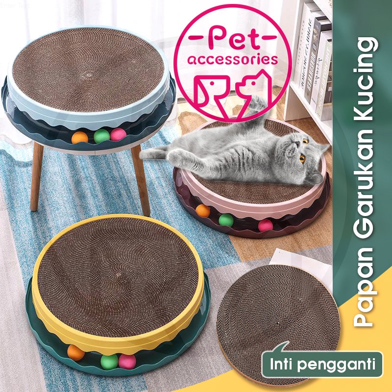 Cat Scratcher Box Cakar Kucing Papan Garukan Kucing Mainan Cakar Kucing