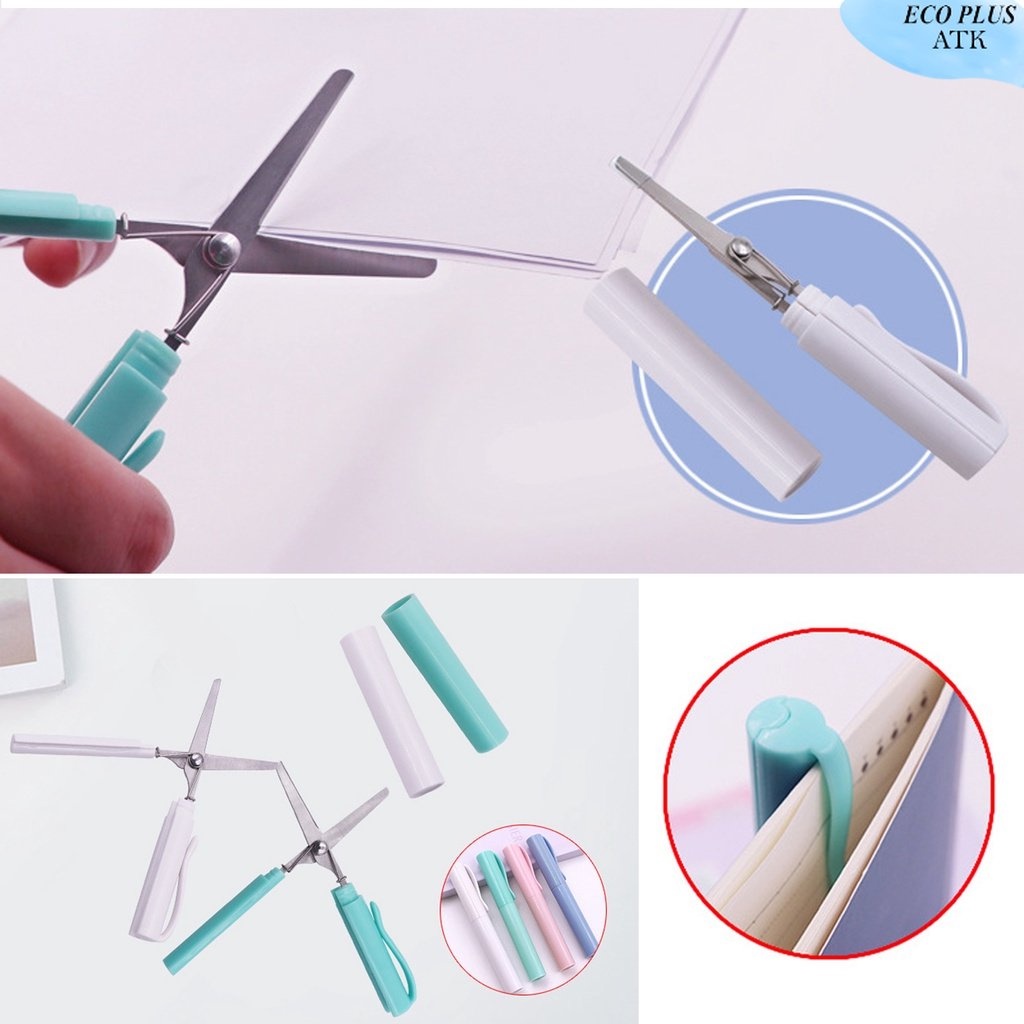 Mini Gunting Lipat Mini Pocket Scissors Portable Praktis ATK Stationery Office