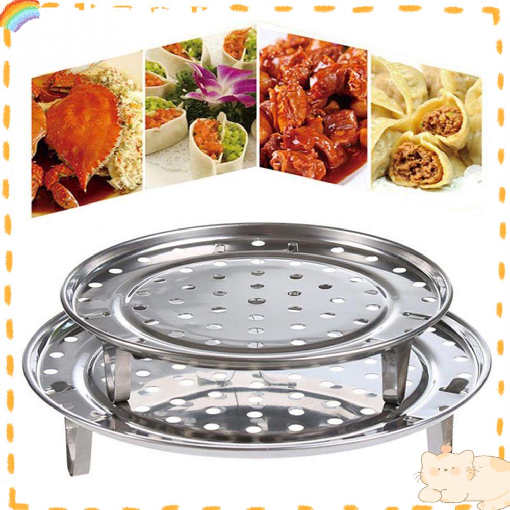 Solighter Steamer Bun Dumpling Cookware Tahan Lama Kaki Tiga