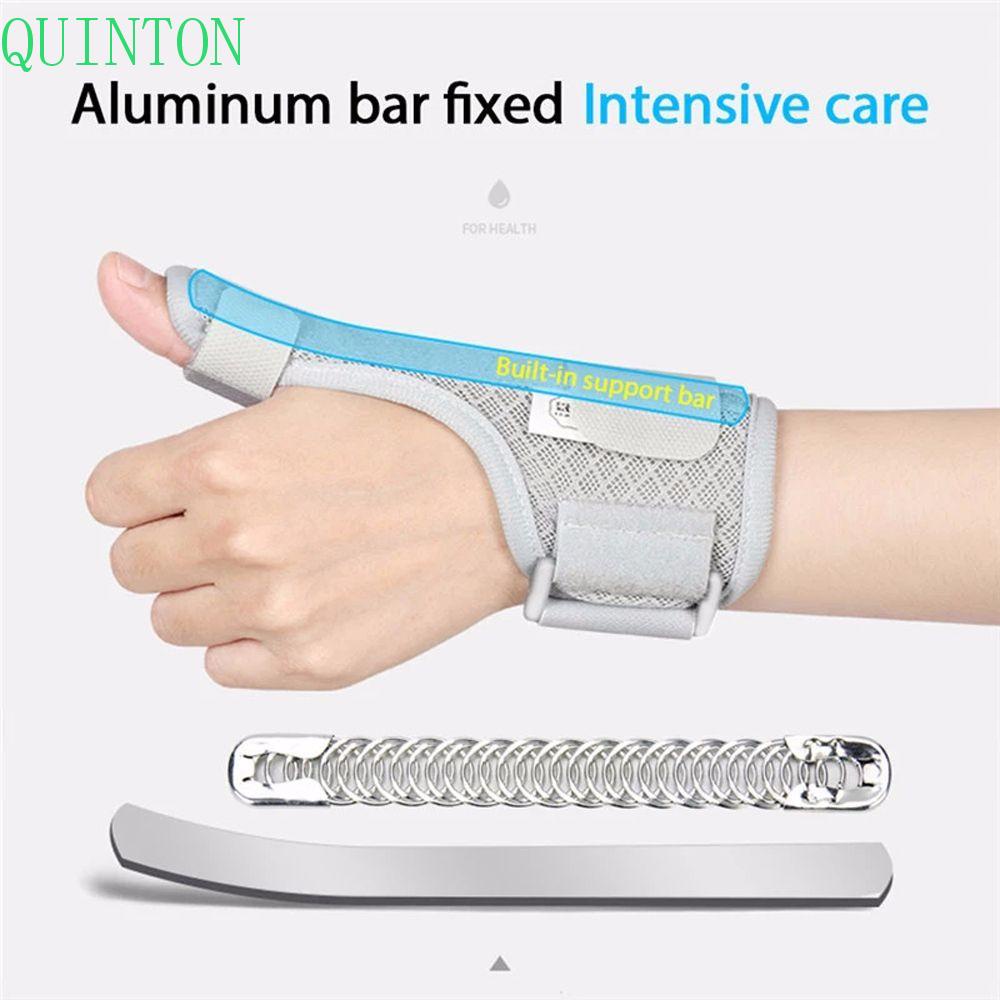 QUINTON Sprain Protection Wrist Thumb Splint Protective Gear Wrist Brace Thumb Brace Fix the Wound Finger Sprain Adjustable Wrist Support Hand Support/Multicolor