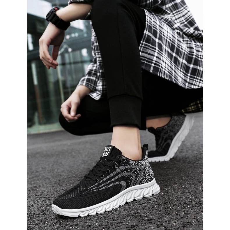 GROSIRTAS LV0244 Sepatu Sneakers Pria Import Sport Running Shoes Pria Motif Sayt Rlae