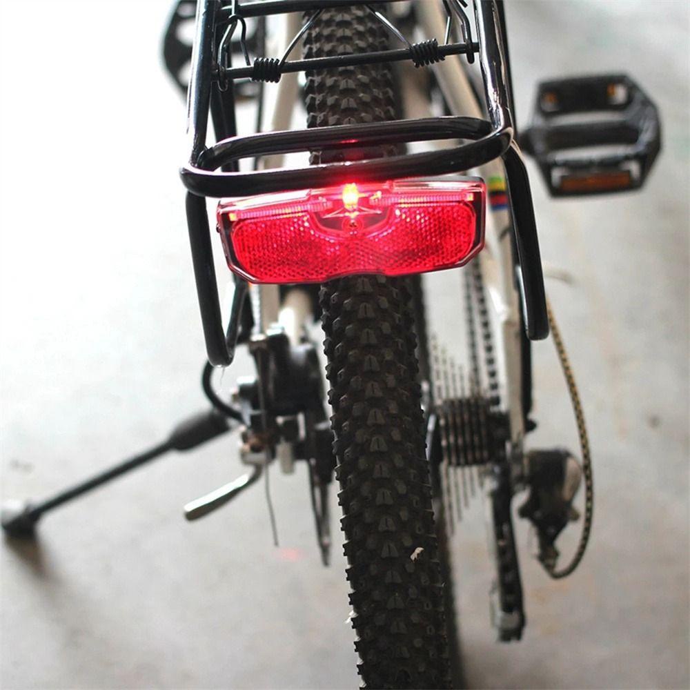 Lanfy Reflektor Peringatan Sepeda Aksesoris Sepeda Safety Bicycle Tail Light Riding Rear Light Lampu Sepeda Gunung Sepeda Rak Bagasi Light