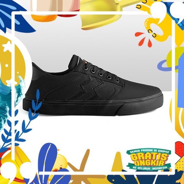 Super Mewah / GMX x Mike Milford- Gavin All Black STZ | Sepatu Pria | Sepatu Wanita | Sepatu Unisex
