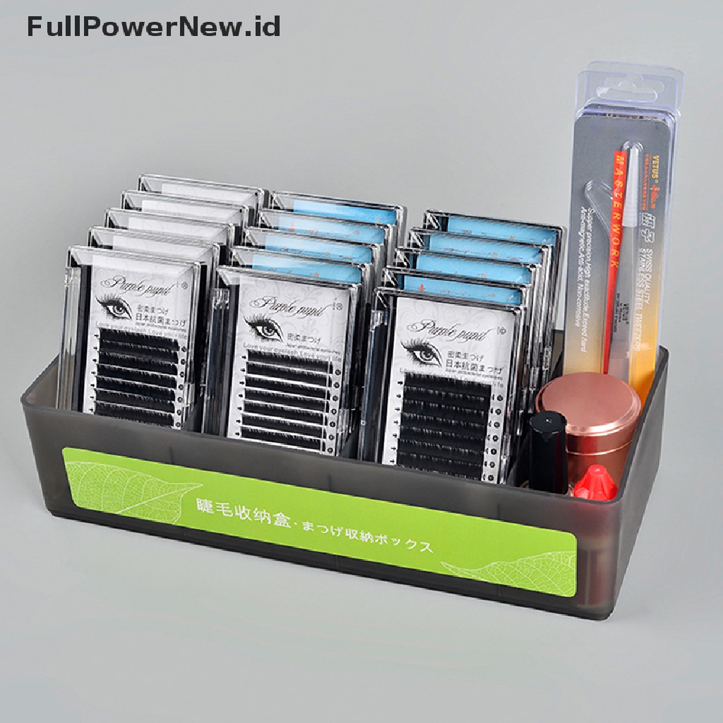 Power 4kisi Kotak Penyimpanan Alat Eyelash Extension Plastik Kosong Eyelash Storage Case ID