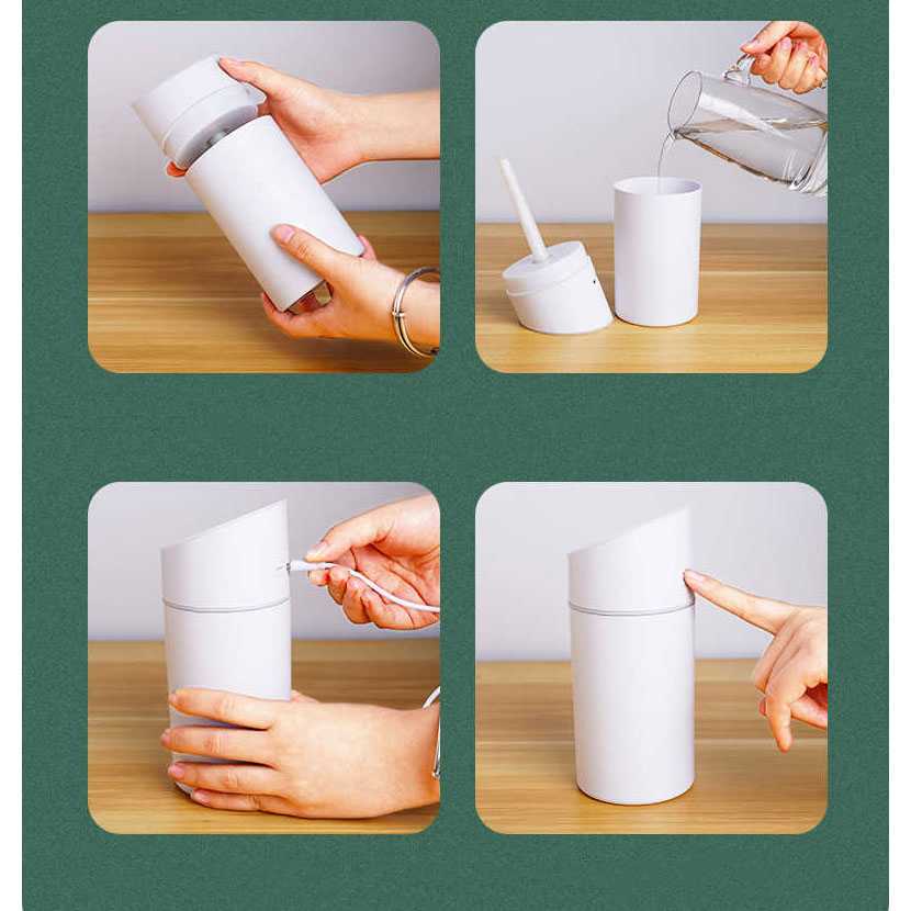 Night Light Elf Aromatherapy Air Humidifier 450ml Pelembab Udara Ruangan Light