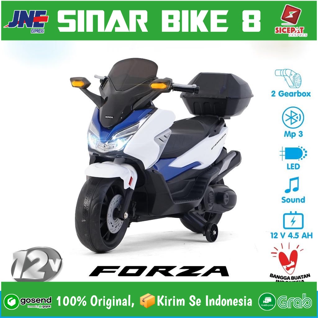 Motoran Aki Volta 5055 Honda Forza By SHP Toys - 12 Volt