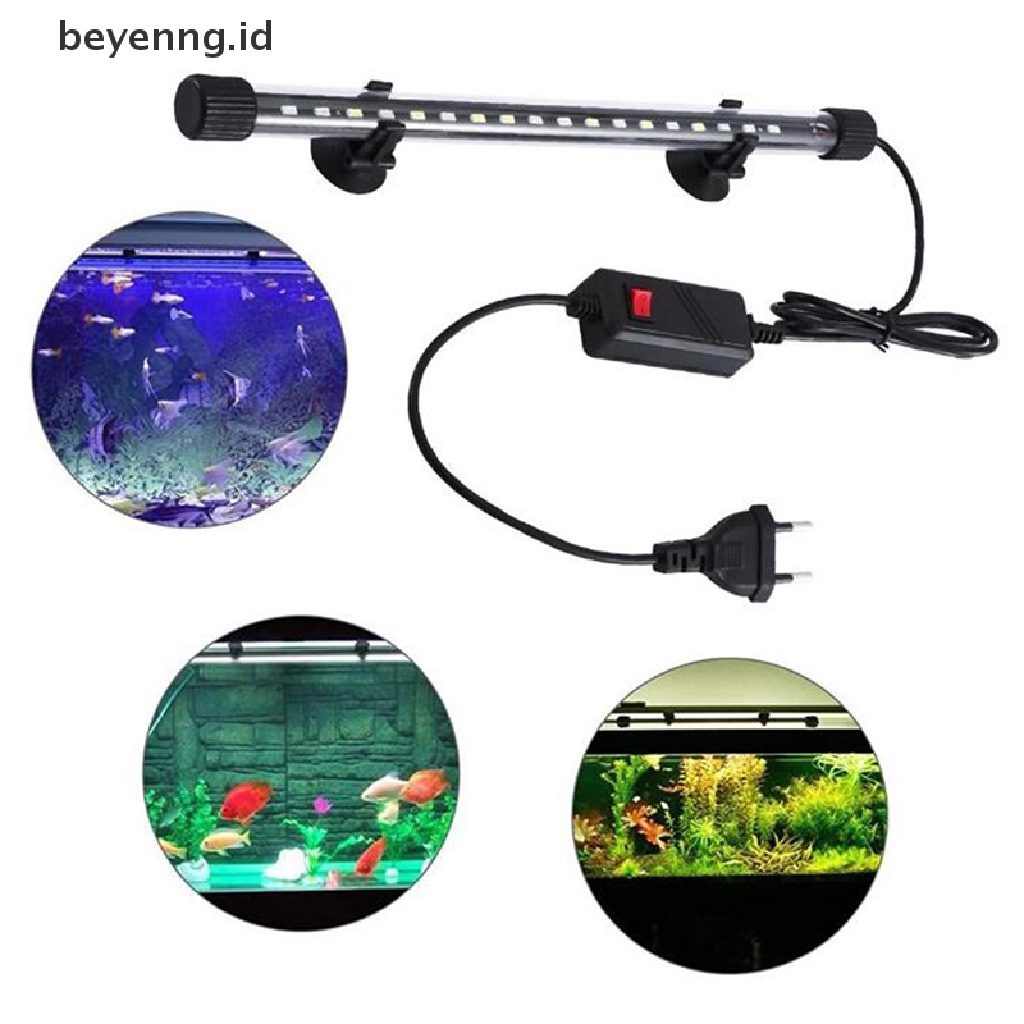 Beyen Lampu Aquarium LED Waterproof Fish Light Untuk Penggunaan Amfibi Submersible ID