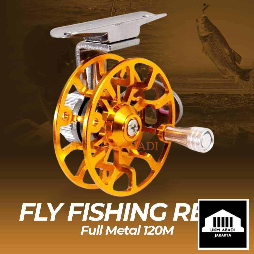 Gulungan Reel Pancing Fly Fishing Full Metal 120M