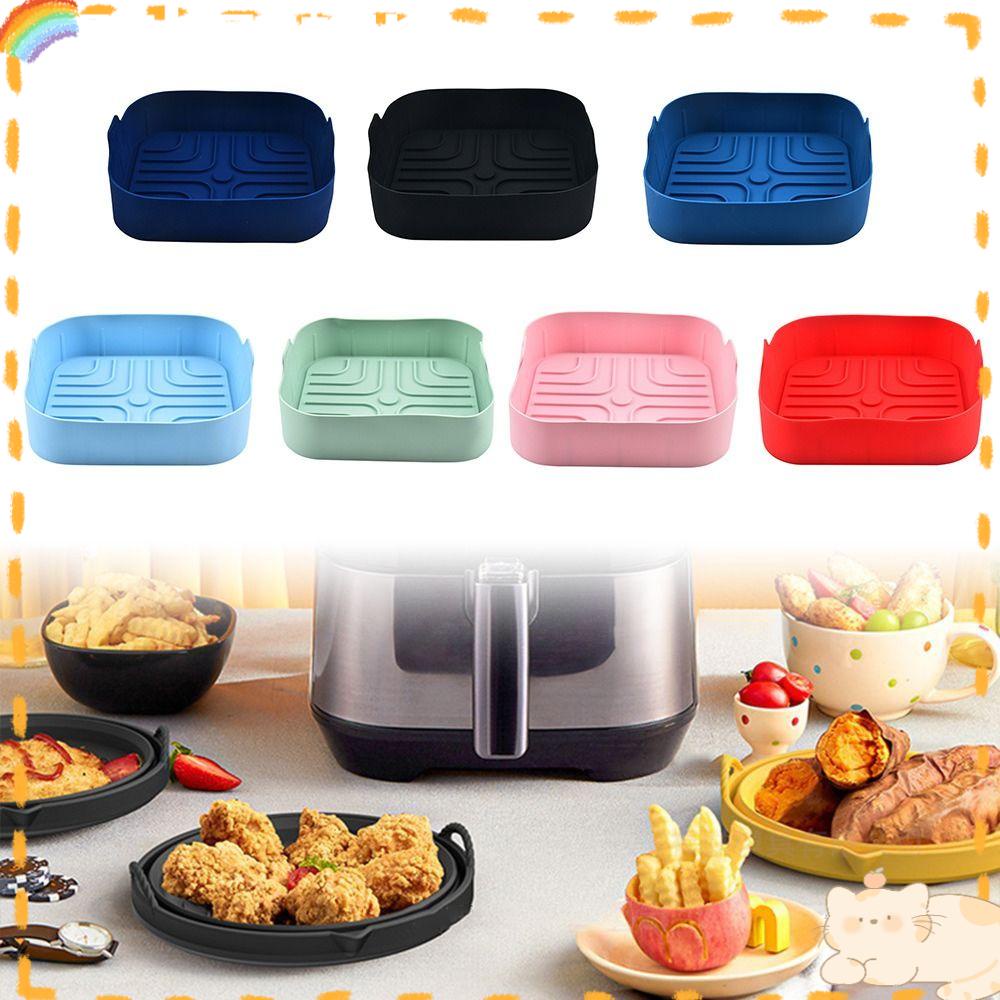 Solighter Square Silicone Pot Pengganti Memasak Reusable Baking Basket