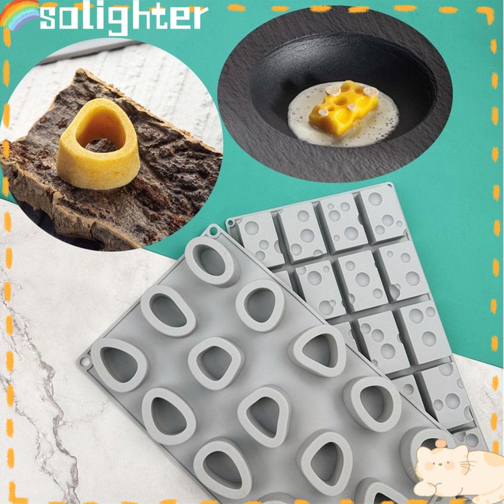 Solighter 3D Bone Mood Dishes Jelly Fondant Dekorasi Kue Hias Cetakan Kue