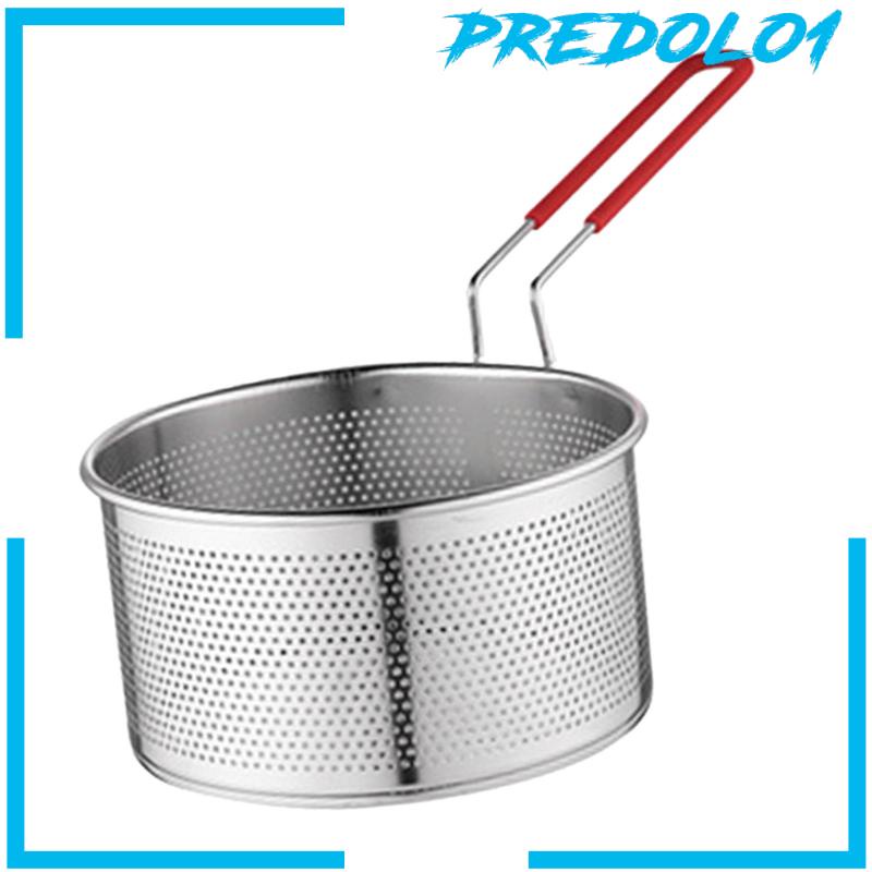 [Predolo1] Keranjang Penggoreng Alat Dapur Mesh Basket Colander Untuk Restoran