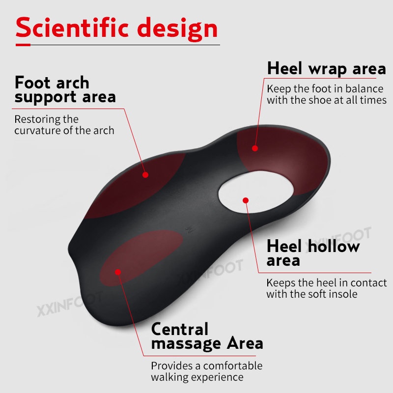 Unisex Flatfoot Orthotics Cubitus Varus Bantalan Kaki Ortopedi Bantalan Kaki Berbentuk O Bantalan Perawatan Sol