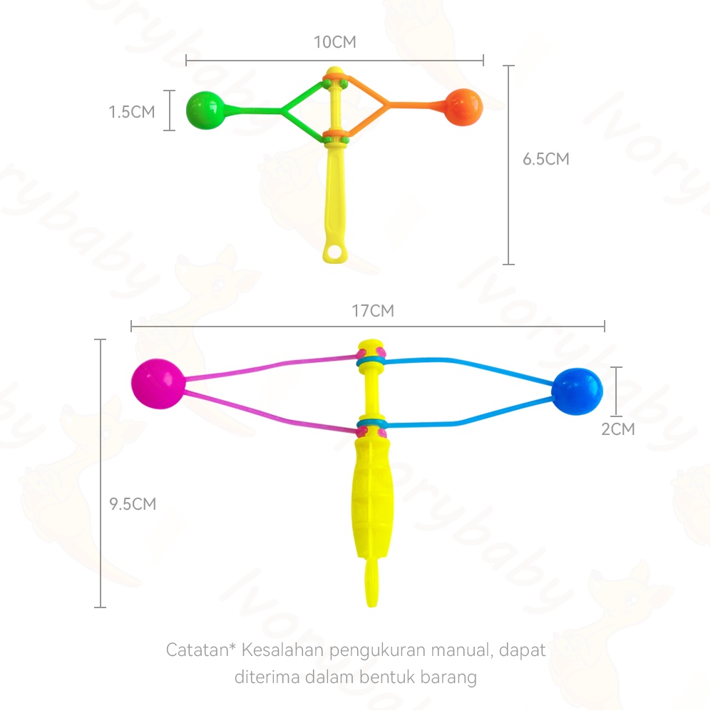Ivorybaby Mainan viral lato lato gagang Etek etek gagang Lato lato matic