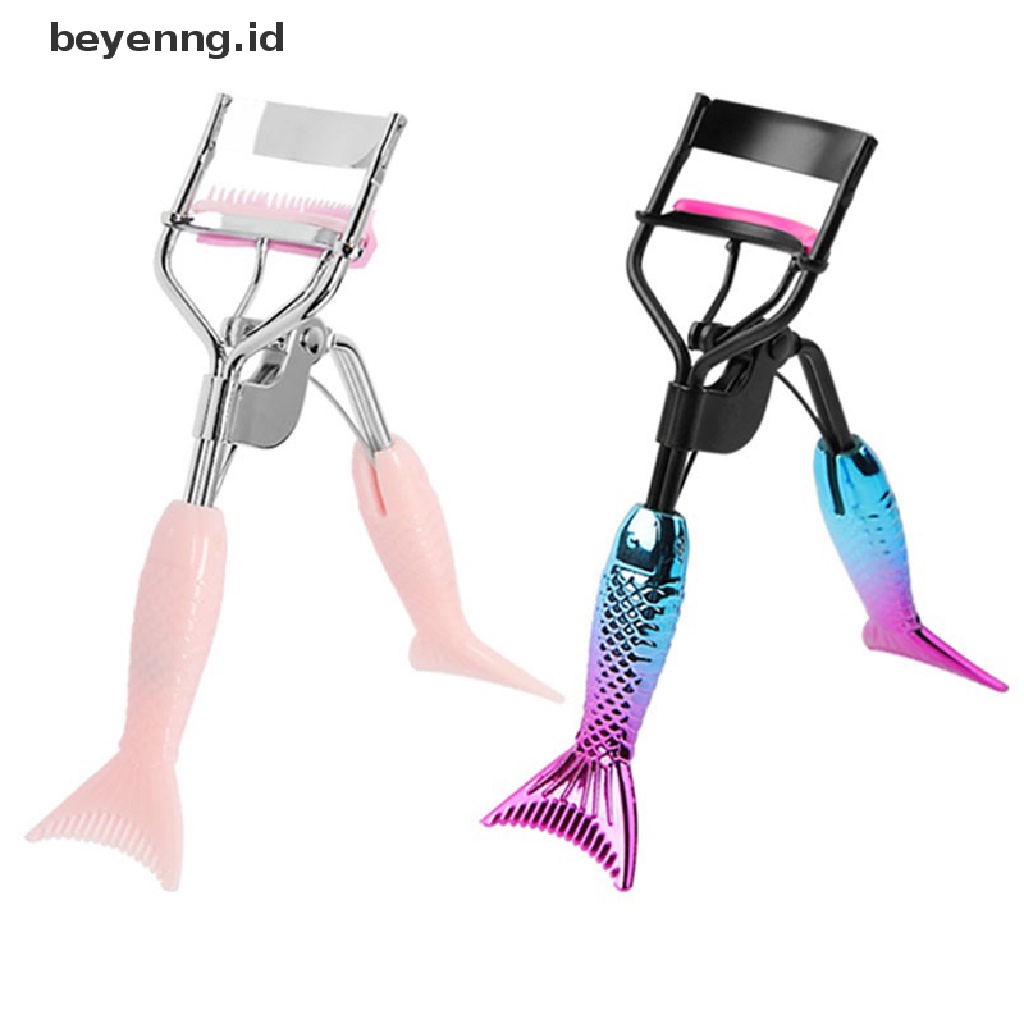 Beyen Sisir Penjepit Bulu Mata Gagang Lengkung Tidak Melukai Bulu Mata long-lasg curling ID