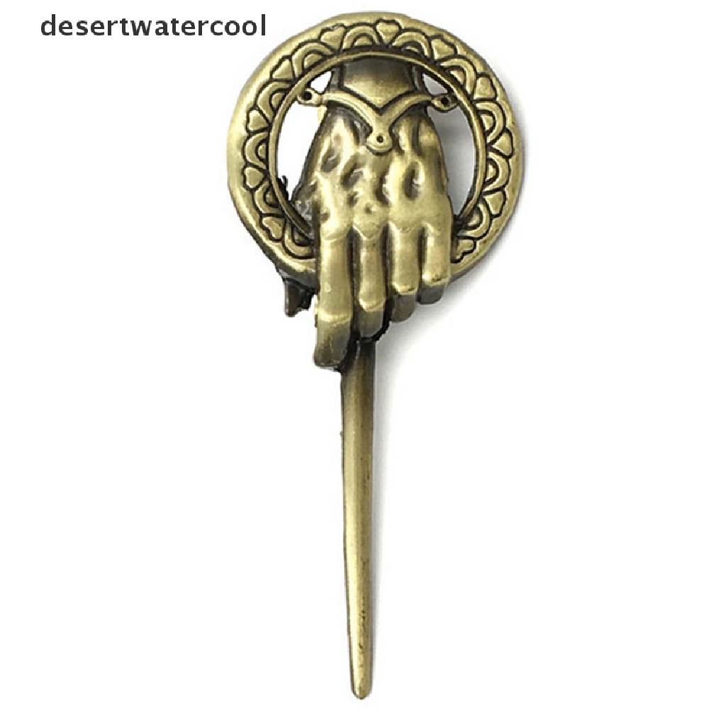 Deid Baru Menawan Game of Thrones Tangan Raja Kerah Replika Kostum Pin Bros Bros Gaun Kecil Yang Raja Kerah Game of Thrones Baru Dan Fascinag N/ A N/ A N/