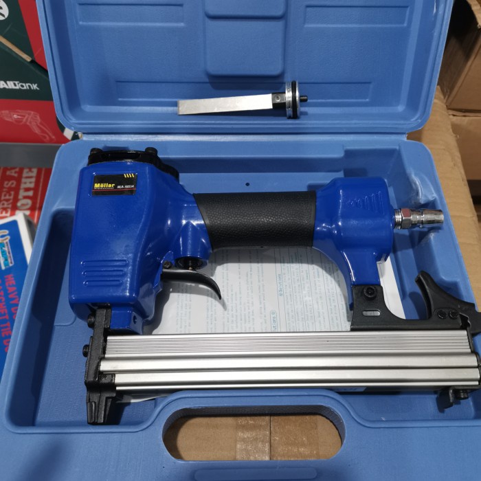 MOLLAR 1022J air nailer mesin paku tembak angin stapler staples tacker