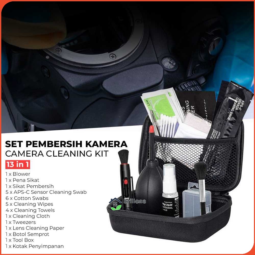 MagiDeal Set Pembersih Kamera Camera Cleaning Kit 13 in 1 - 13564