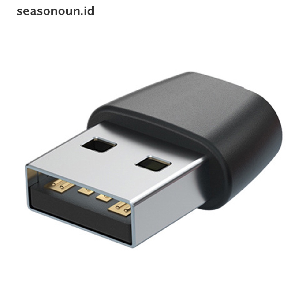 Seasonoun Adapter OTG USB To Type c Berkualitas Tinggi Konverter USB c Male To USB Type-c Female.