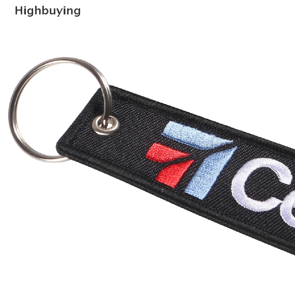 Hbid 1PC Huruf Cessna Boths Motif Bordir Gantungan Kunci Motor Key Ring Perhiasan Hadiah Aksesoris Glory