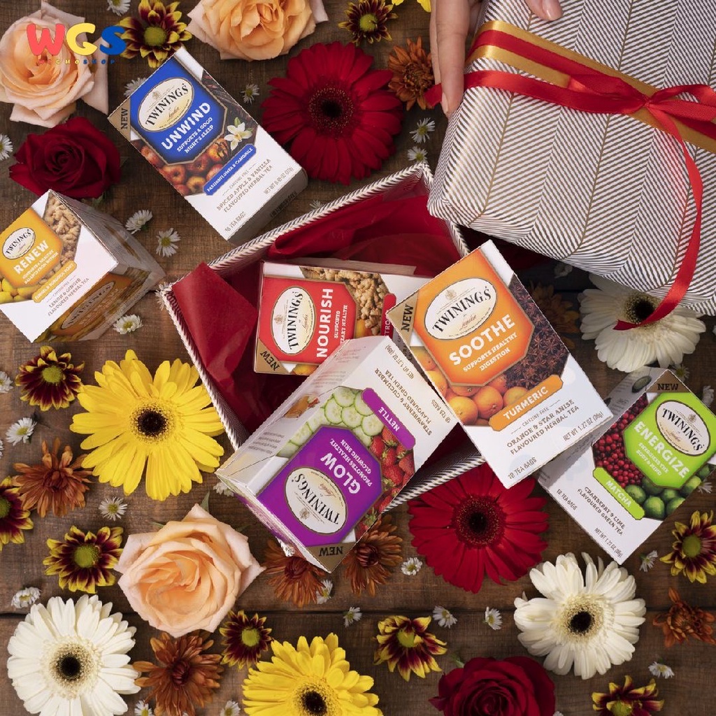 Twinings of London Nourish Beetroot Orange Ginger Herbal Tea 18p x 2g