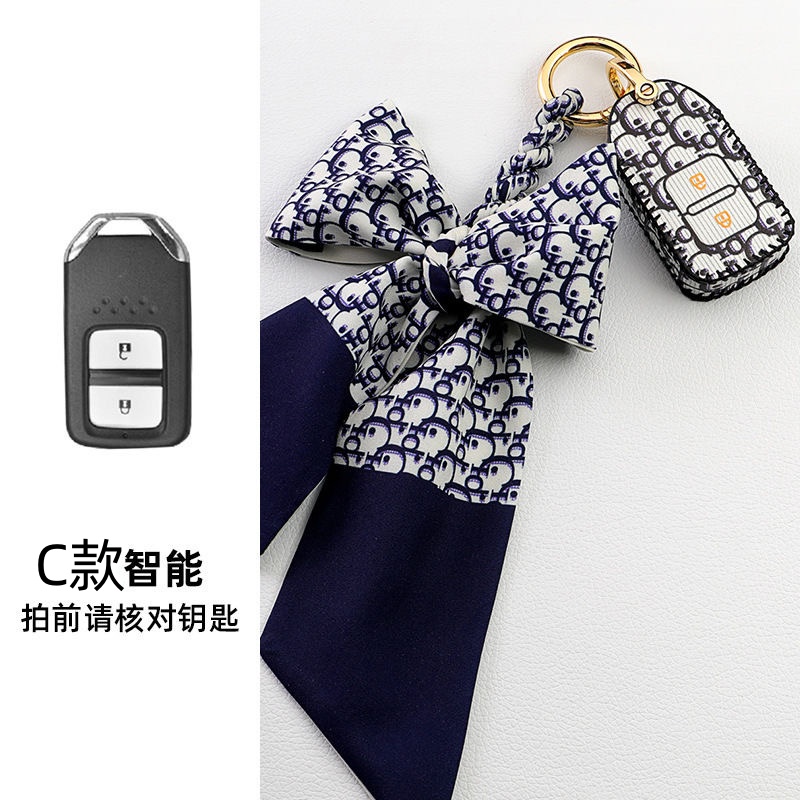 Case Kunci Mobil Honda Generasi 10 Civic accord Key bag CRV xrv urv leather keychain Key holder Keyless Remote Sarung Pelindung Kunci Mobil